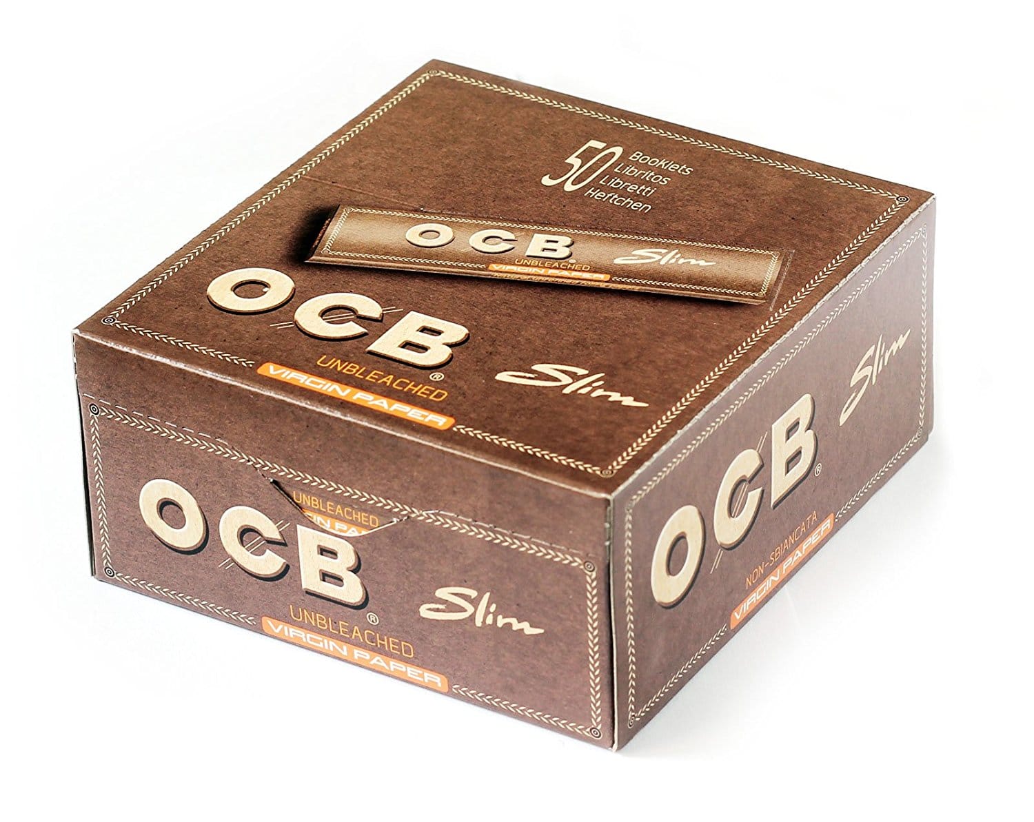 OCB SLIM VIRGIN PAPER - Doux et léger pour fumer