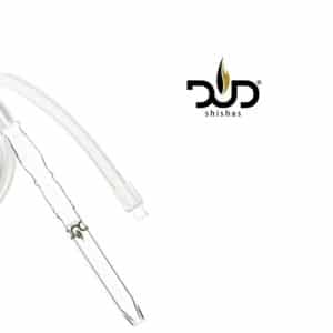 Le tuyau Marrakech silicone est un tuyau avec un long manche métallique et un tuyau silicone lavable