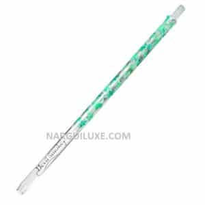 Devil Smoke Print bleu neon Vert Blanc silver rond