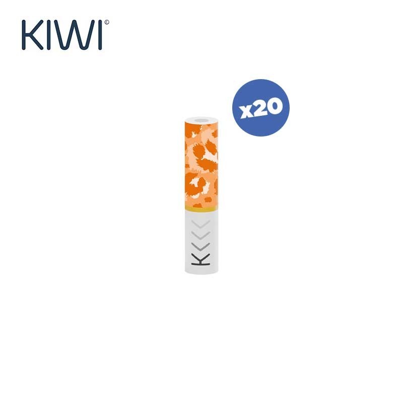 filtre-coton-kiwi-kiwivapor Sunset Orange