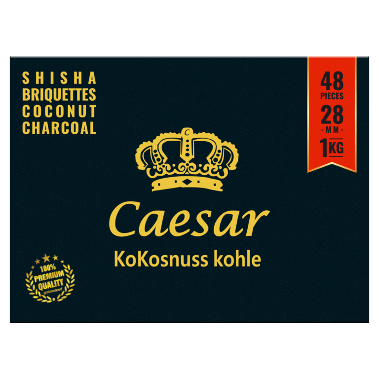 Charbon Naturel Carré Caesar 1kg