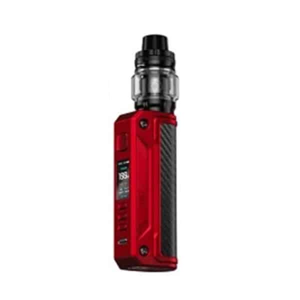 Kit Thelema Solo 100W Lost Vape rouge carbon
