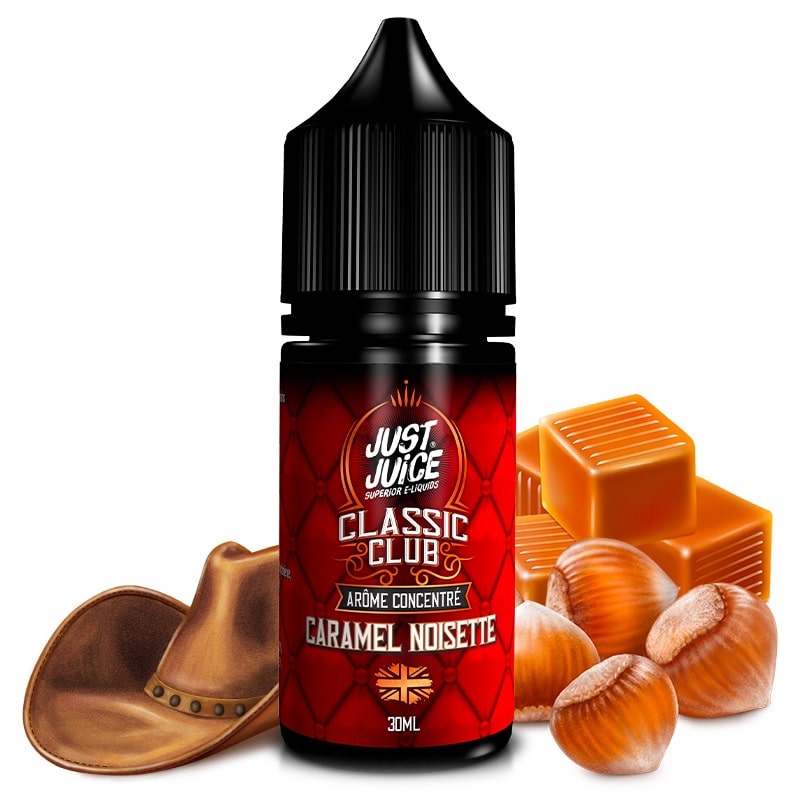 Concentrés Just Juice Classic Club 30ml Caramel Noisette