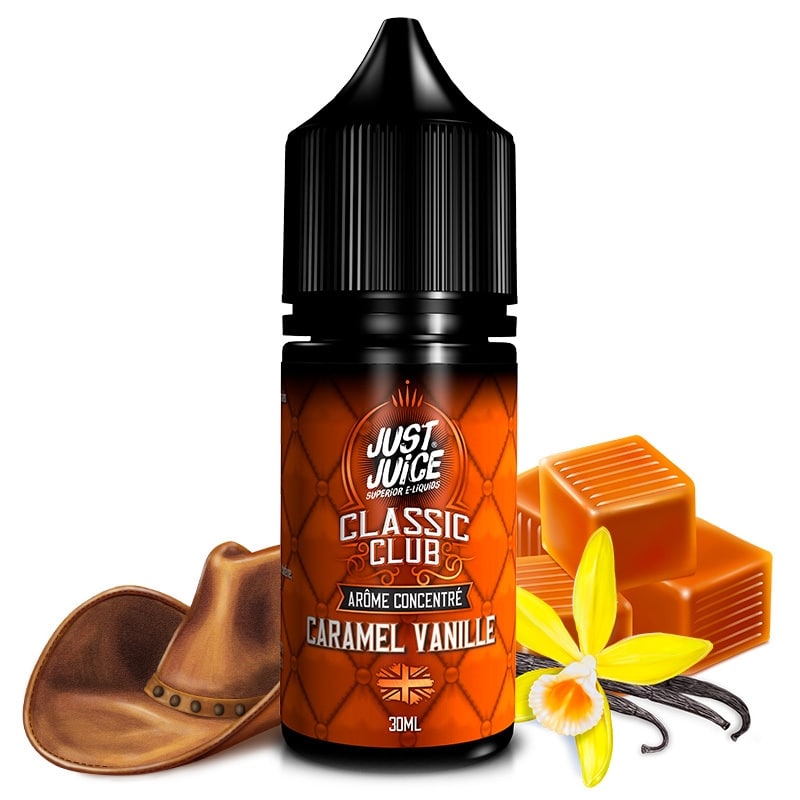 Concentrés Just Juice Classic Club 30ml Caramel Vanille