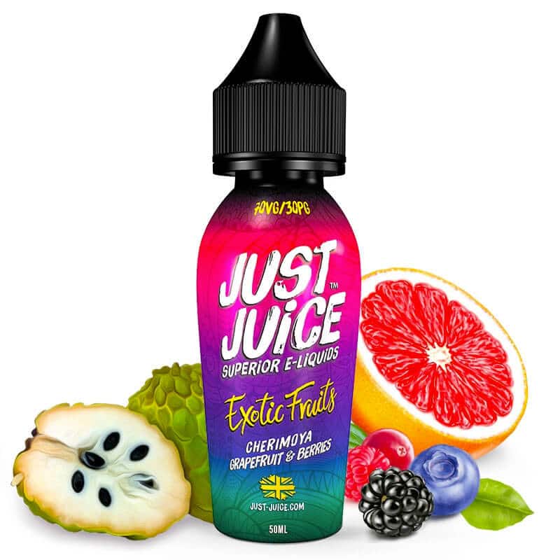 Gamme Just Juice 50ml cherimoya pamplemousse baies