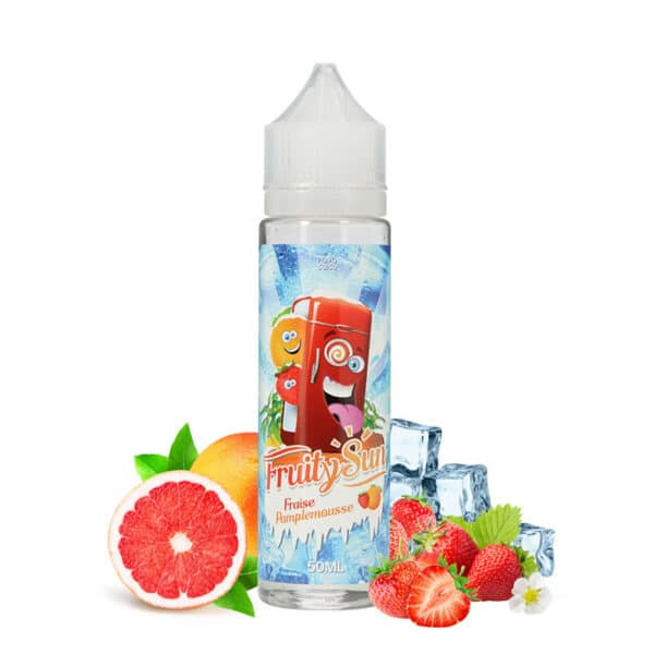 Gamme Fruity Sun 50ml fraise pamplemousse