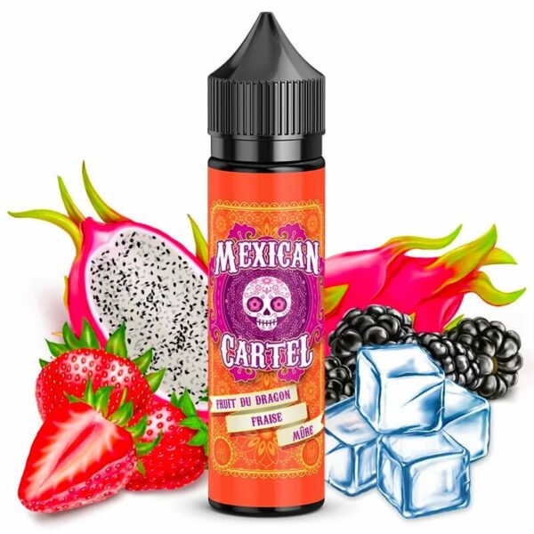 Gamme Mexican Cartel 50ml fruit du dragon fraise mure