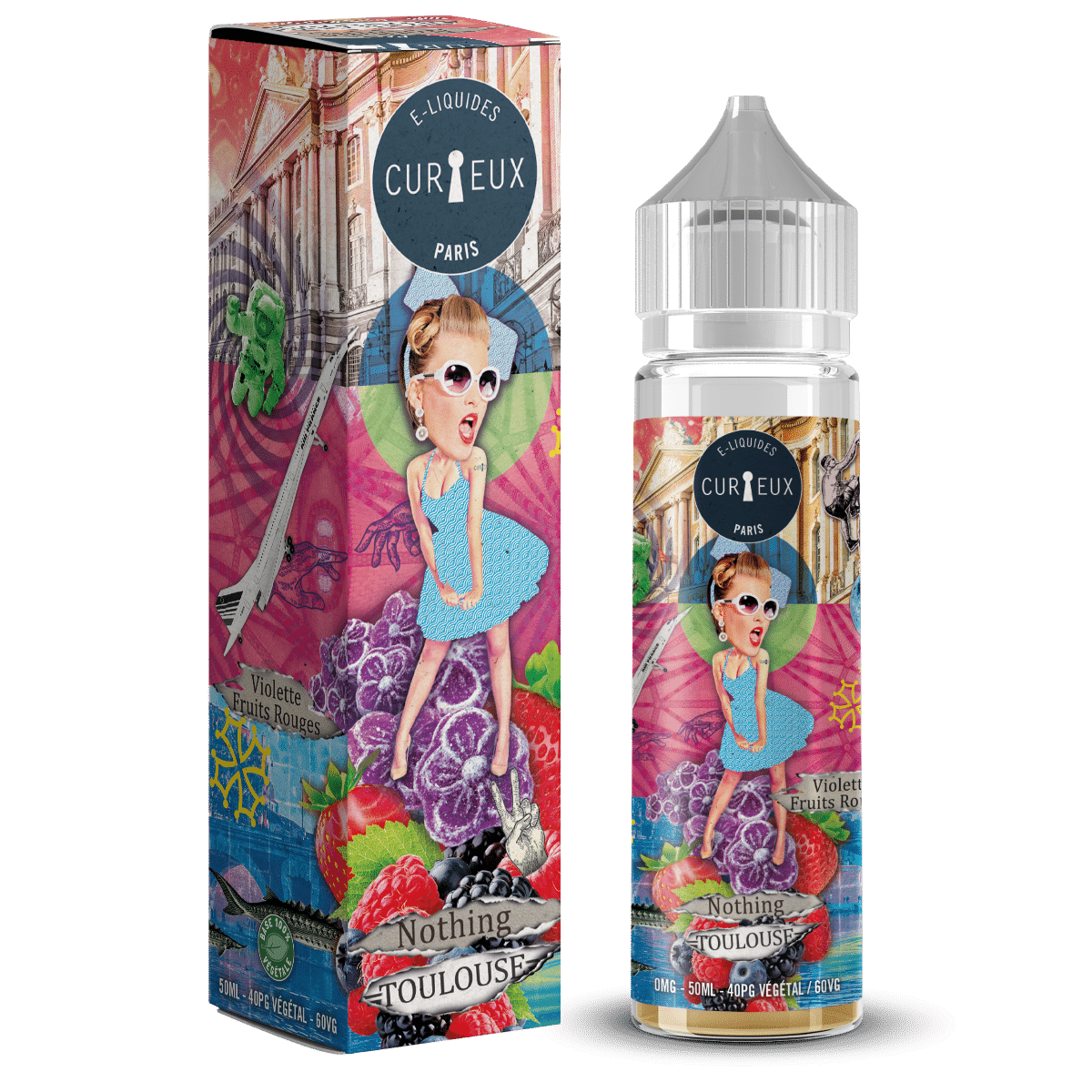 Gamme E-liquide Curieux Hexagone 50ml Nothing Toulouse