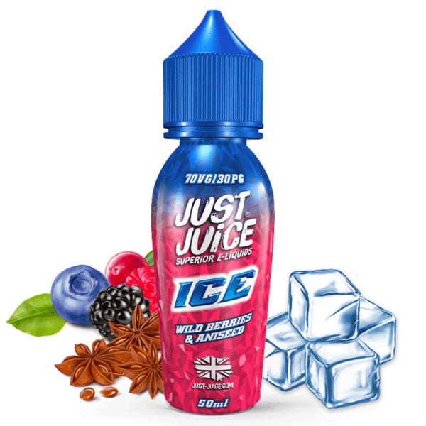 Gamme Just Juice 50ml Fruits rouges anis ICE