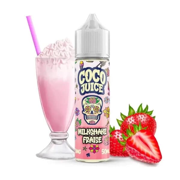 Coco Juice 50ml Milkshake Fraise