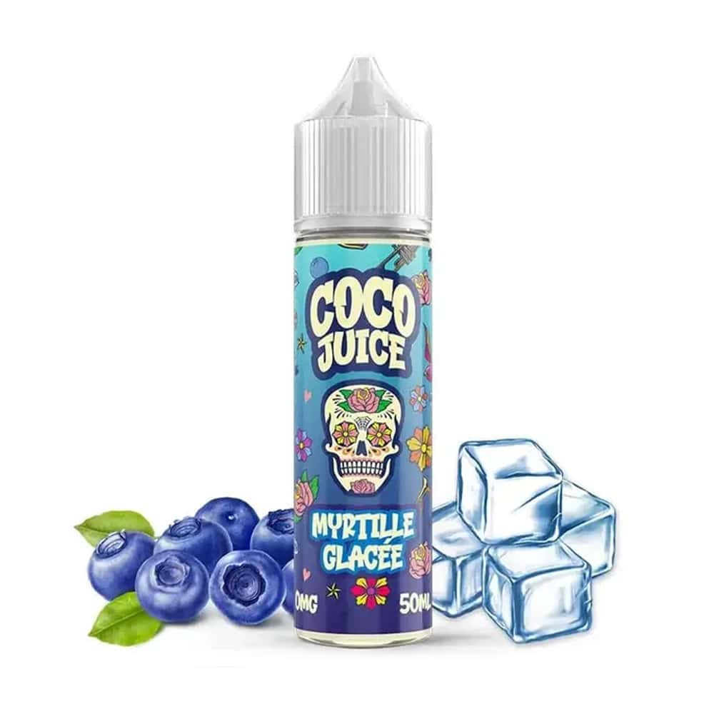 Coco Juice 50ml Myrtille Glacée