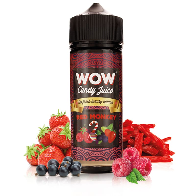 Wow Candy Juice 100ml Red Monkey No Fresh