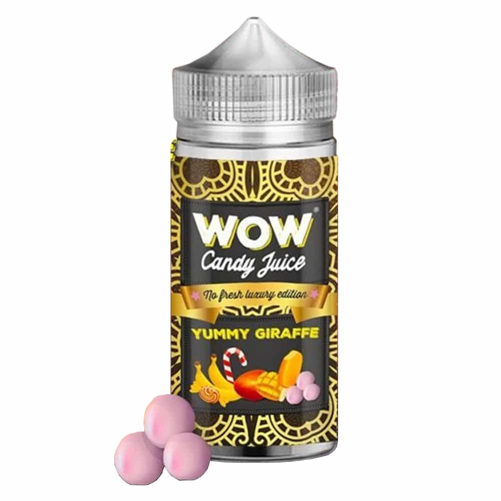 Wow Candy Juice 100ml Yummy Giraffe No Fresh