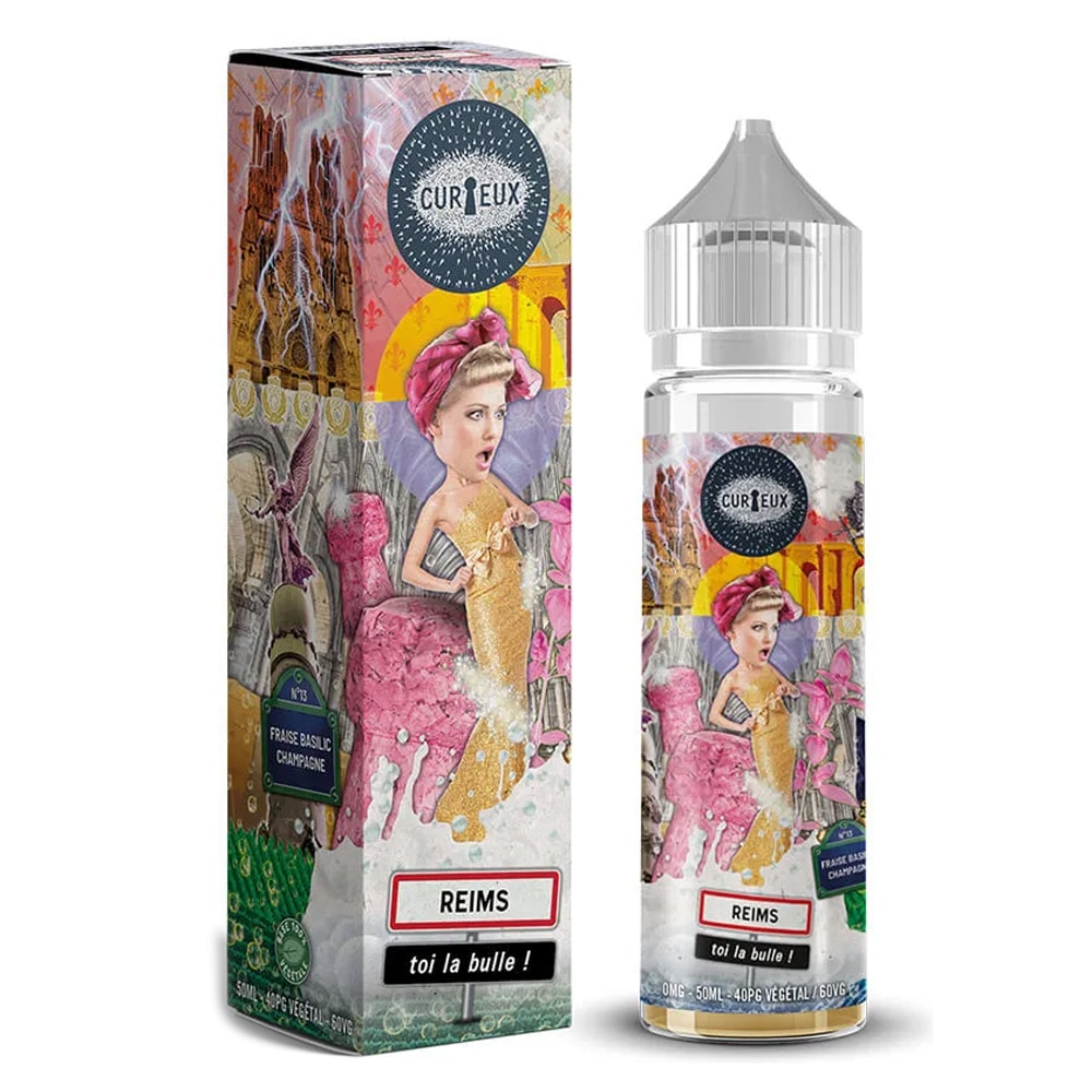 E-liquide Curieux Hexagone 50ml Reims-toi la bulle