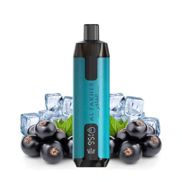 Supermax 6K Crown Bar Al Fakher Blackcurrant Ice 20mg