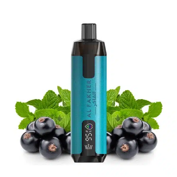 Supermax 6K Crown Bar Al Fakher Blackcurrant Mint 20mg