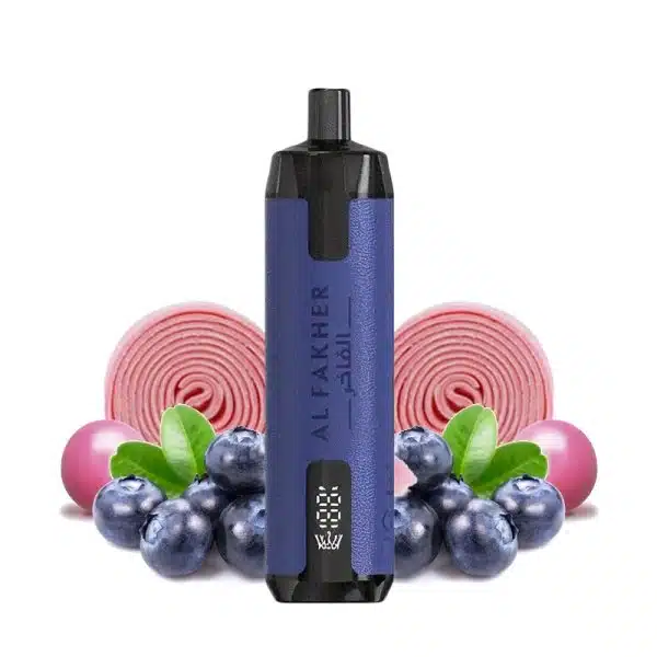 Supermax 6K Crown Bar Al Fakher Blueberry Gum 6mg