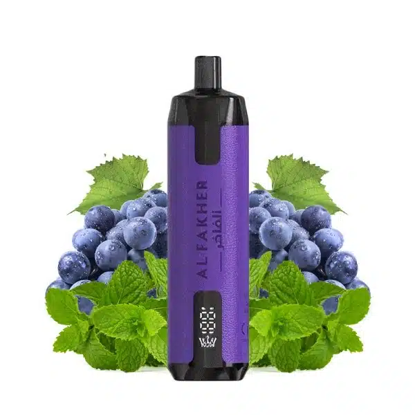Supermax 6K Crown Bar Al Fakher Grape Mint 6mg