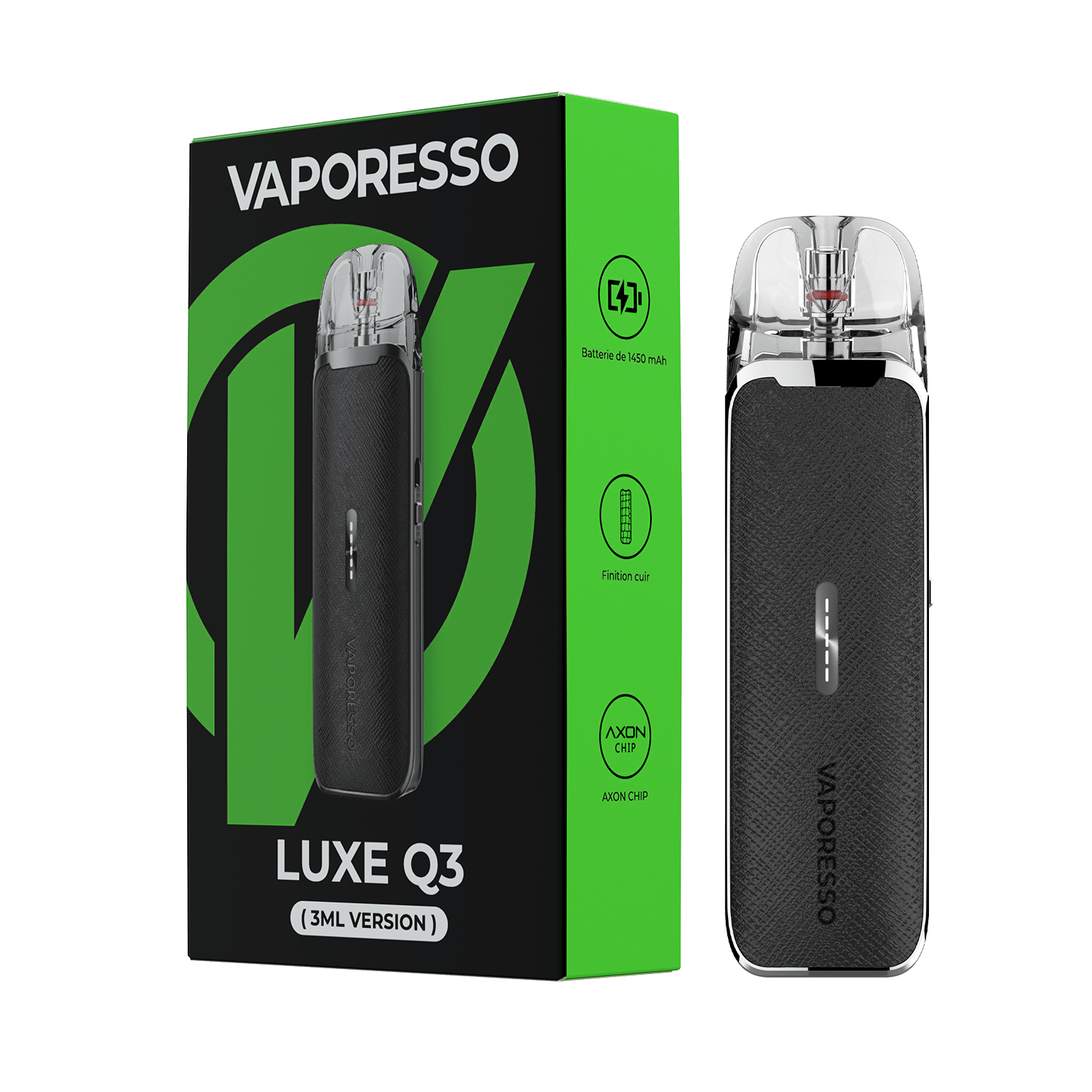 Kit Luxe Q3 Vaporesso Classic Black