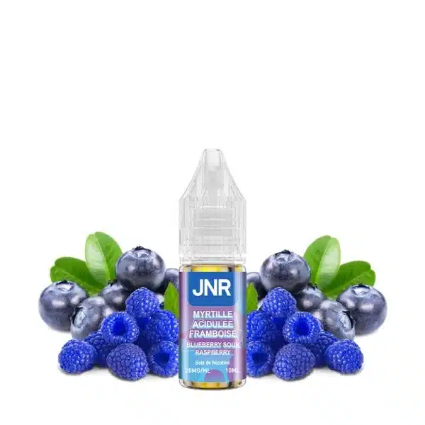 JNR Nic Salt 10ml Myrtille Acidulée Framboise