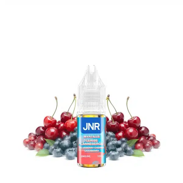 JNR Nic Salt 10ml Myrtille Cerise Canneberge