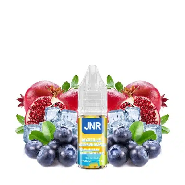 JNR Nic Salt 10ml Myrtille Grenade Glacée