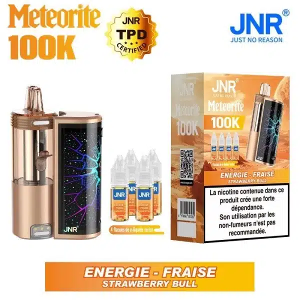 Puff 100k Meteorite JNR Energie Fraise
