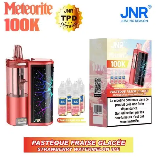 Puff 100k Meteorite JNR Pastèque Fraise Glacée
