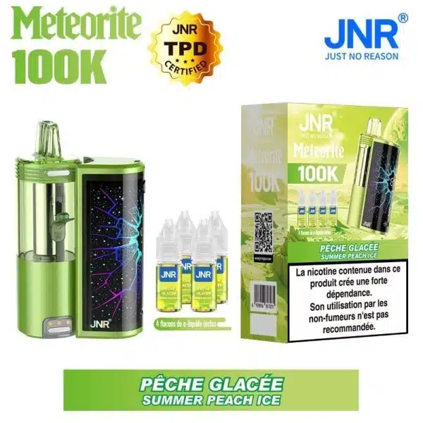 Puff 100k Meteorite JNR Pêche Glacée