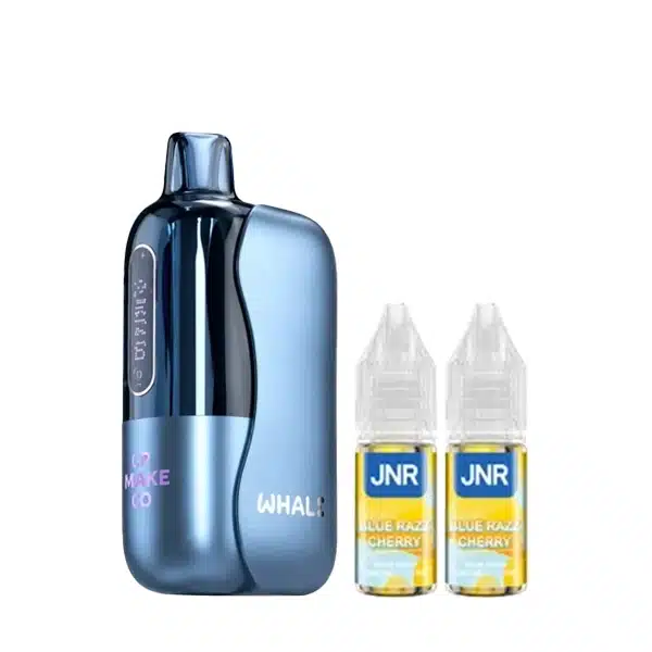 Puff 38k Whale JNR Blue Razz Cherry